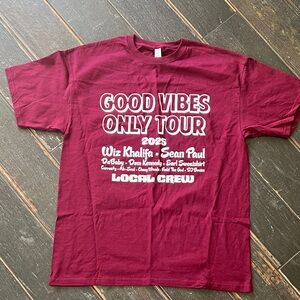 Good Vibes Only Tour 2025 Local Crew Tee